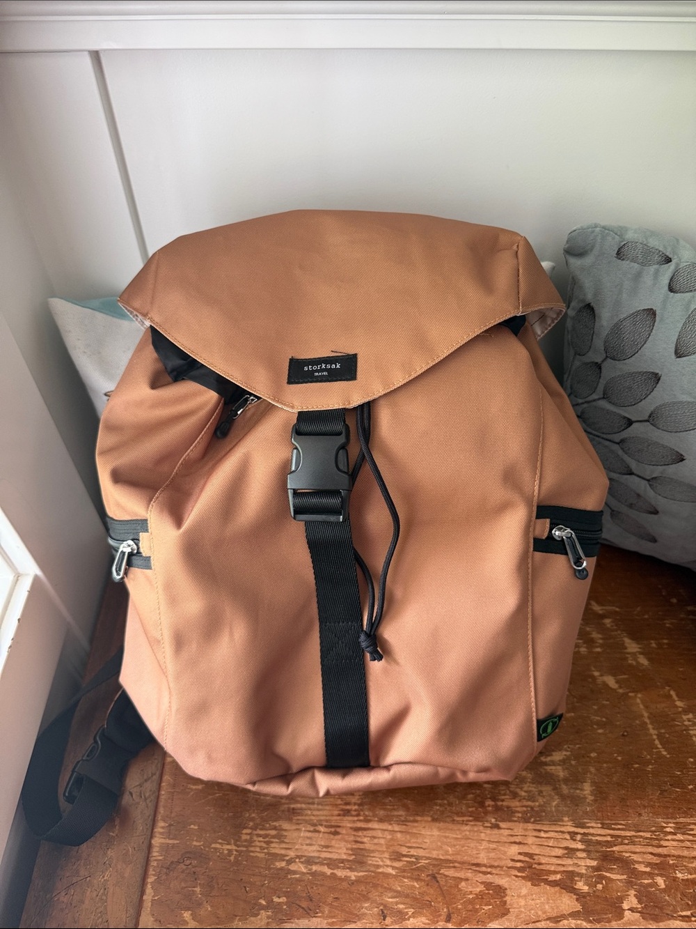 Storksak Travel Eco Backpack Diaper Bag - Picture 5 of 12